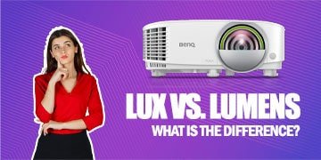 What is the difference between lux and lumens?